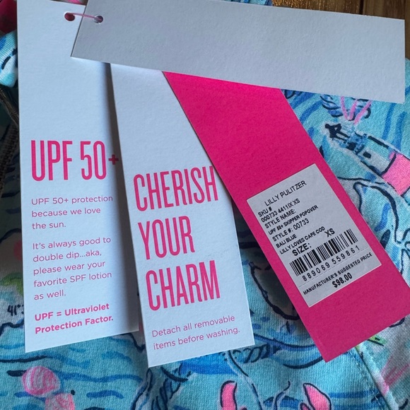 NWT Lilly Pulitzer skipper popover in Lilly loves cape cod size XS - Picture 2 of 4